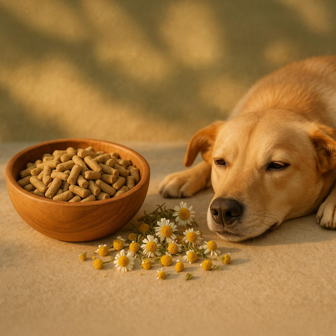 Kamille Pellets für Tiere - Sanafino