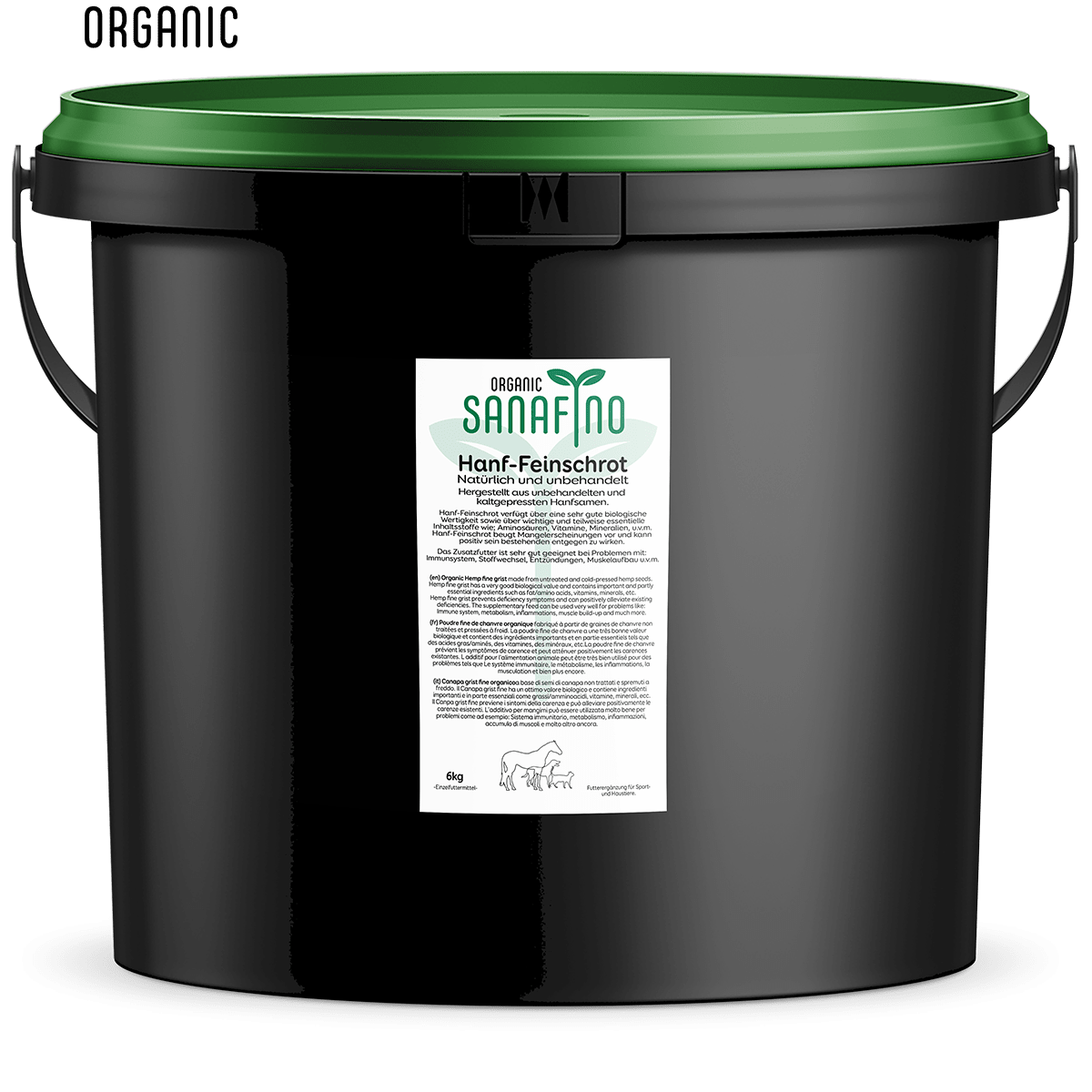 Hanf Feinschrot - Hanf Feinschrot - Sanafino