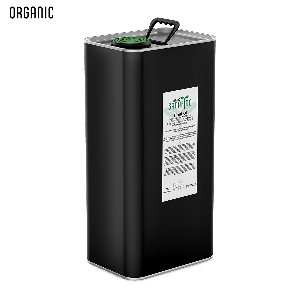Hanföl, kaltgepresst - Hanföl - Sanafino