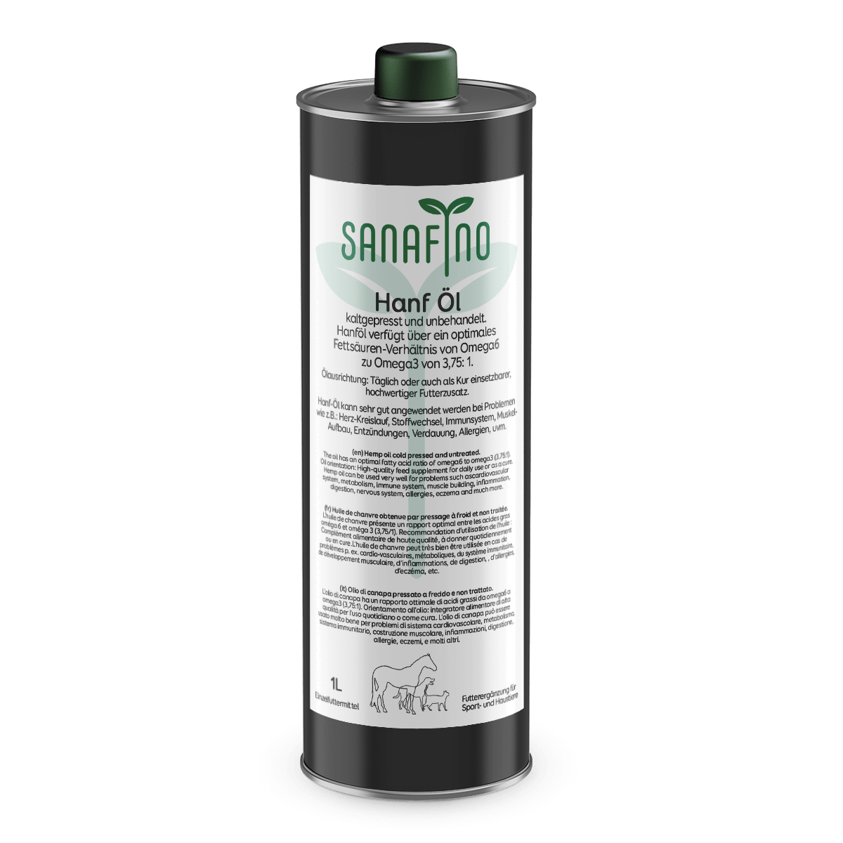 Hanföl, kaltgepresst - Hanföl - Sanafino