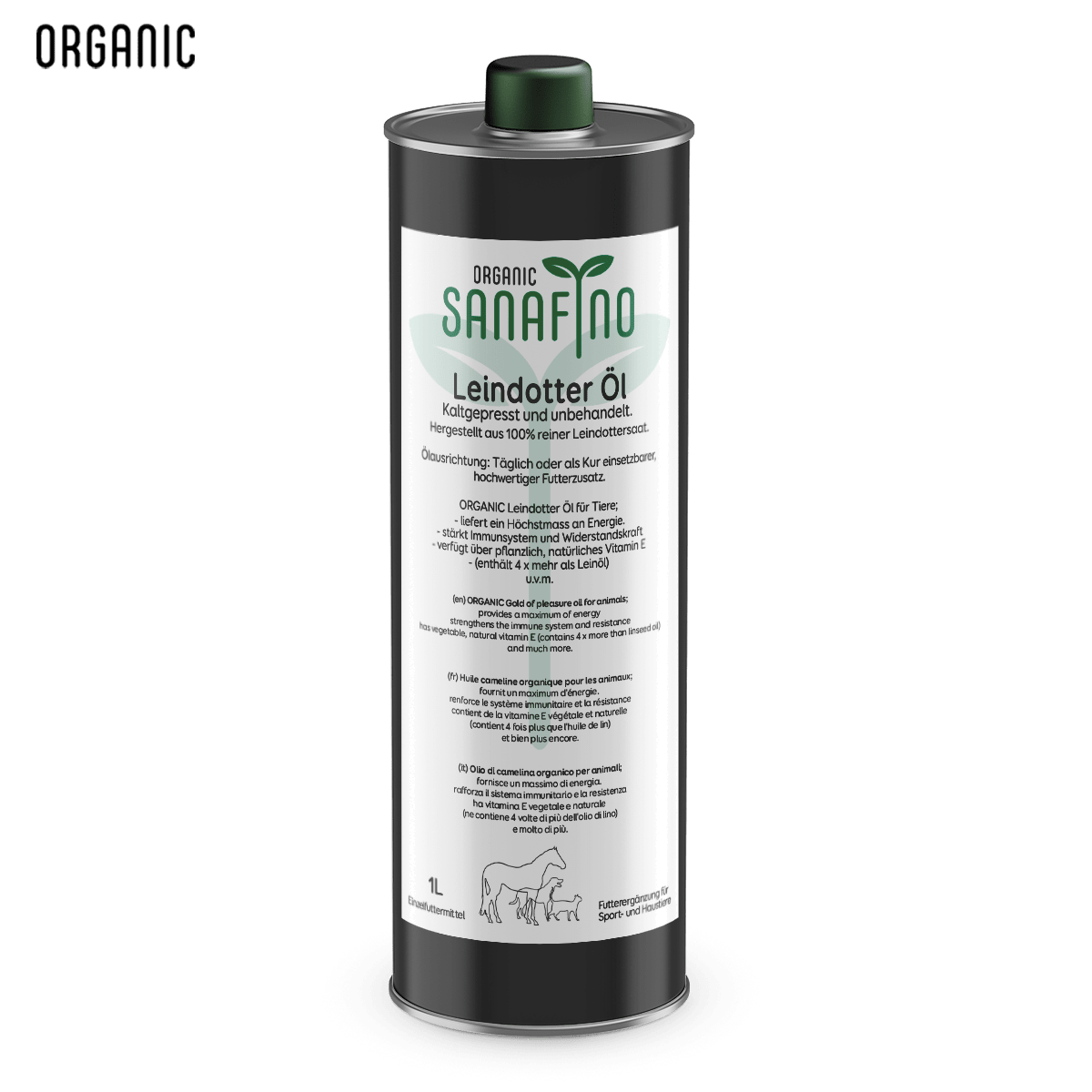 Leindotteröl, kaltgepresst - Leindotteröl - Sanafino