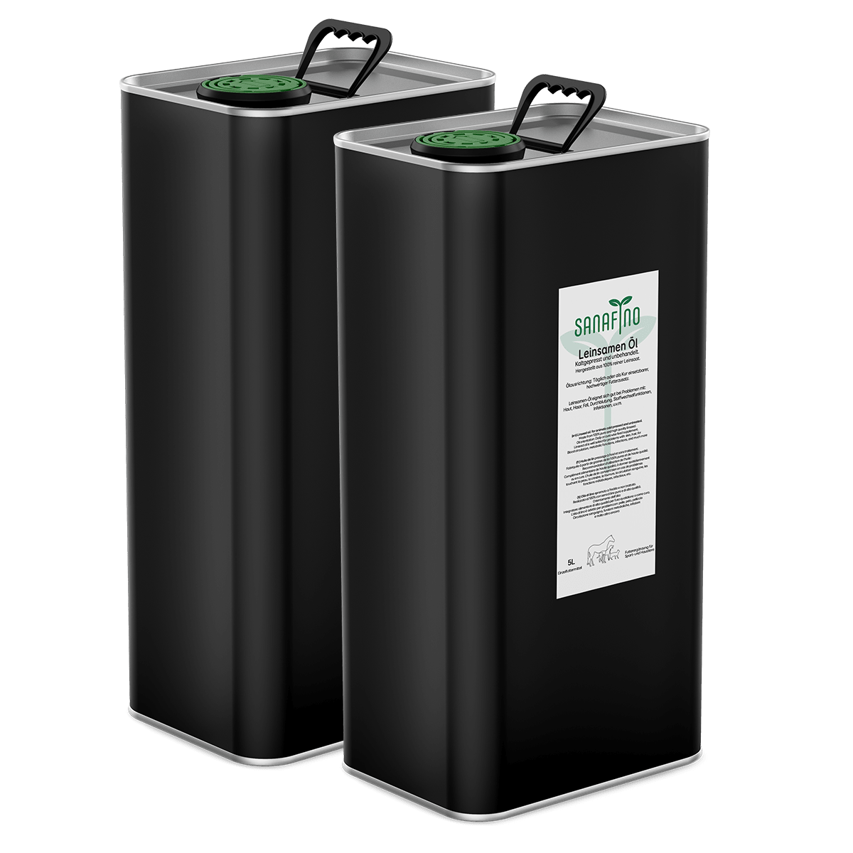 Leinöl kaltgepresst - Hanföl - Sanafino