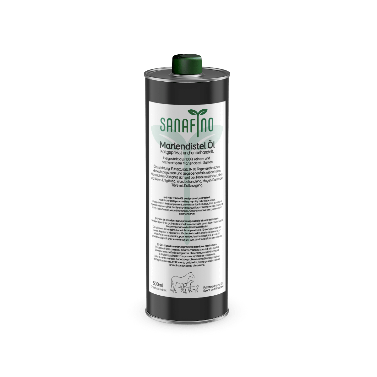 Mariendistelöl, kaltgepresst - Mariendistelöl - Sanafino