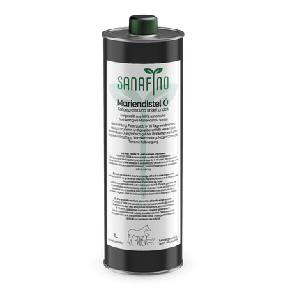 Mariendistelöl, kaltgepresst - Mariendistelöl - Sanafino