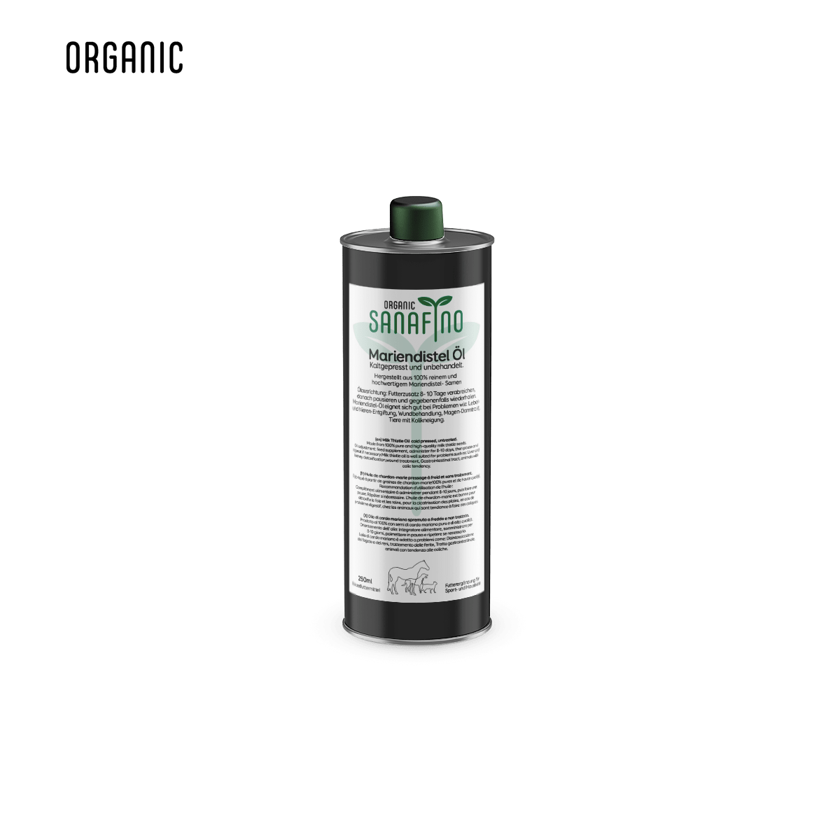 Mariendistelöl, kaltgepresst - Mariendistelöl - Sanafino