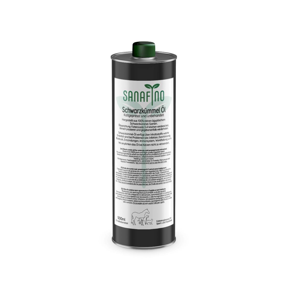 Schwarzkümmelöl, kaltgepresst - Schwarzkümmelöl - Sanafino