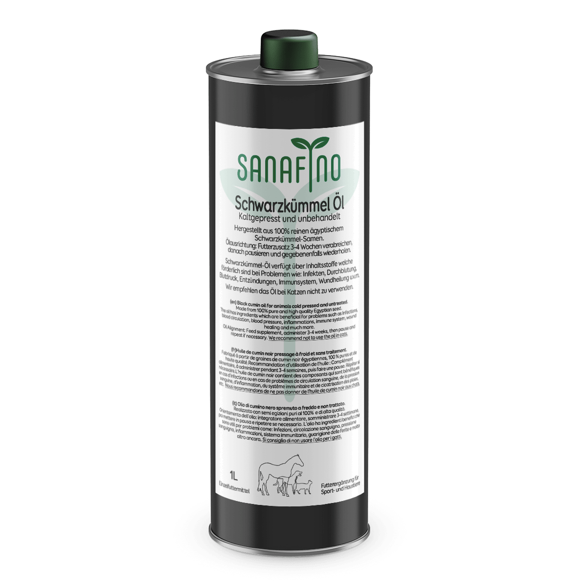 Schwarzkümmelöl, kaltgepresst - Schwarzkümmelöl - Sanafino