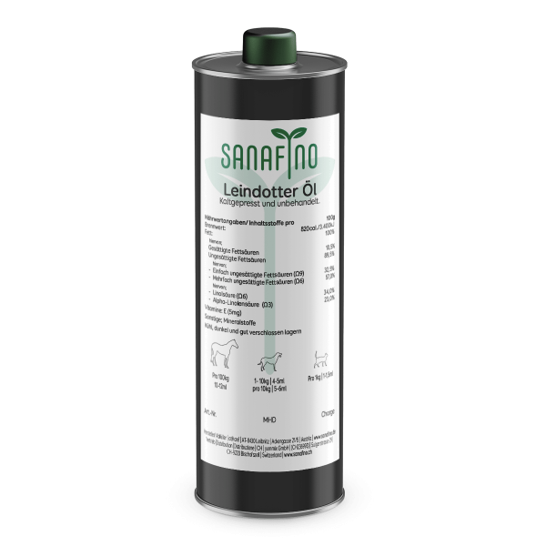 Leindotteröl 1l Flasche Rückseite