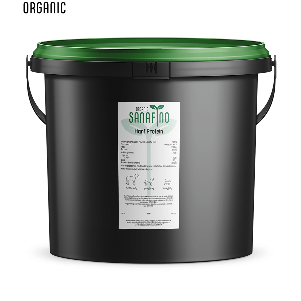 Protéine de chanvre organique, 2,8kg