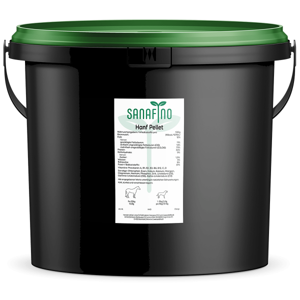 Hanfpellet kaltgepresst 6kg Rückseite